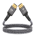 DisplayPort 2.1 DP80 VESA Certified 80Gbps UHBR20 4K 240Hz 8K 120Hz DSC 1.2a Cable